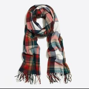 J. Crew Vibrant Plaid Scarf